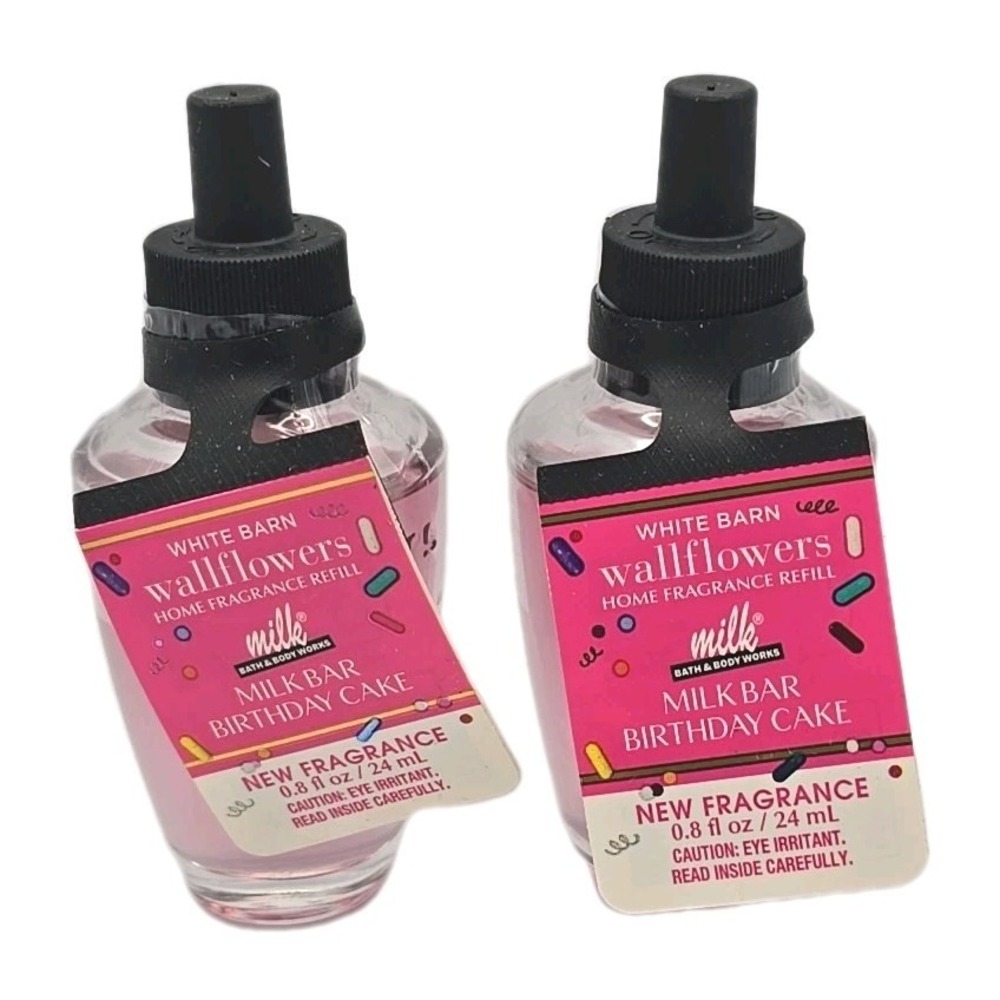 Bath‎ & Body Works Milk Bar Birthday Cake Retired 2 Wallflowers Bulbs